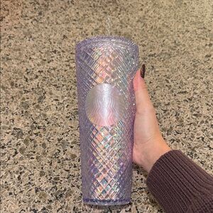 Starbucks Holographic Purple Tumbler rare